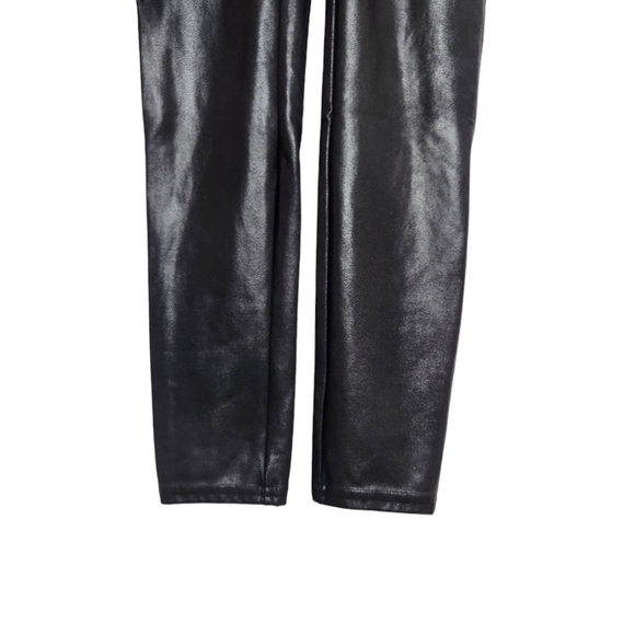 SPANX Faux Leather Leggings Mama Waistband - Picture 9 of 14